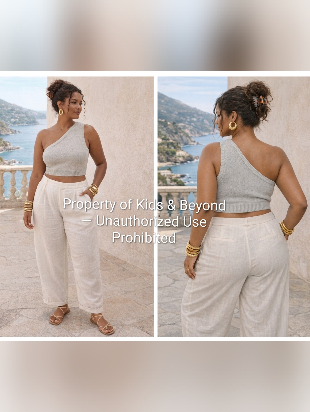 Reformation One-Shoulder Knit Crop Top